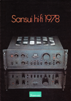 Sansui Catalog 1978 